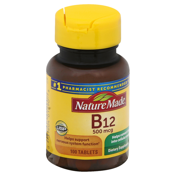 Nature Made Vitamin B-12 500mcg Tablets | Hy-Vee Aisles Online Grocery