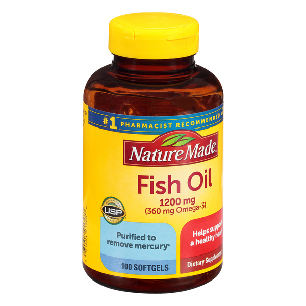 Nature Made 300mg Fish Oil Liquid Softgels HyVee Aisles Online Grocery Shopping