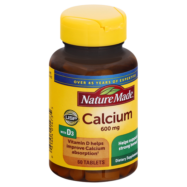 Nature Made Calcium 600mg with Vitamin D Tablets HyVee Aisles Online