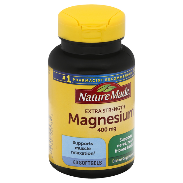 Nature Made Magnesium High Potency 400Mg Liquid Softgels | Hy-Vee ...