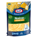 Kraft Shredded Mexican Style Cheddar Jack Cheese