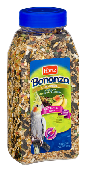 hartz bonanza cockatiel diet