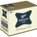 Miller High Life Light Beer 30 Pack