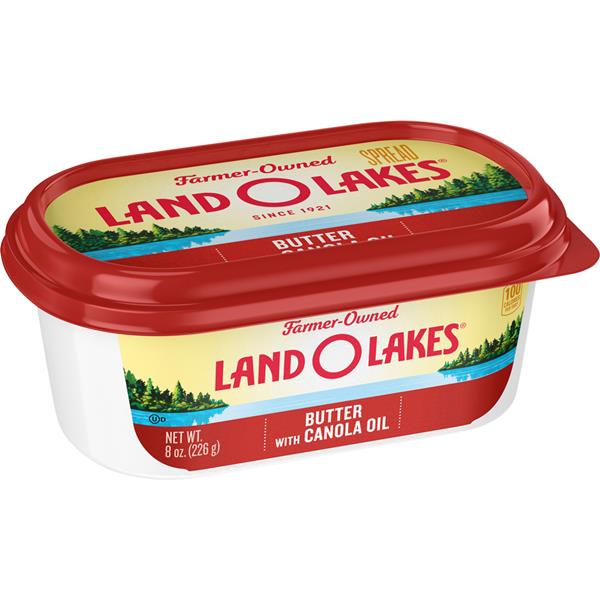 Land O Lakes Spreadable Butter With Canola Oil Hy Vee Aisles Online Grocery Shopping