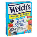 Welchs Reduced Sugar Fruit Snacks 8-0.8 oz Pouches
