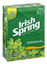Irish Spring Deodorant Soap Bars Original 8 CT