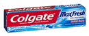 Colgate MaxFresh Whitening With Mini Breath Strips Toothpaste, Cool Mint