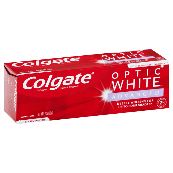 Colgate Optic White Advanced Sparkling Mint Toothpaste | Hy-Vee Aisles ...