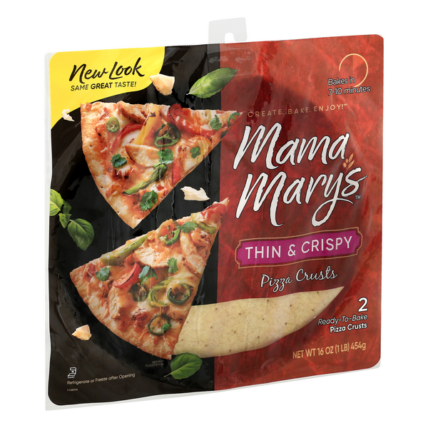 Mama Mary S Thin Crispy Pizza Crusts 2ct Hy Vee Aisles Online Grocery Shopping