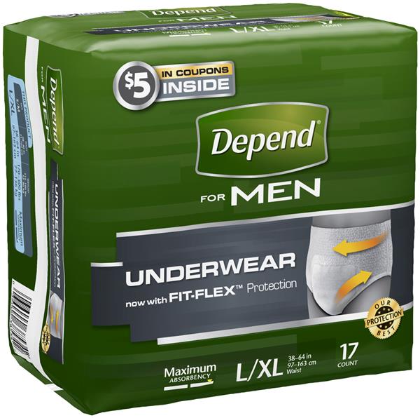 Depend for Men L/XL Maximum Absorbency Underwear | Hy-Vee Aisles Online ...