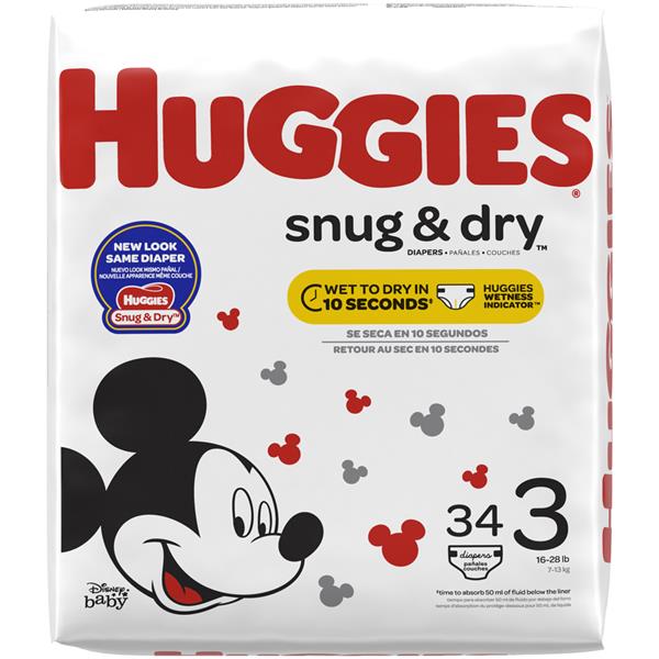 huggies snug and dry 3