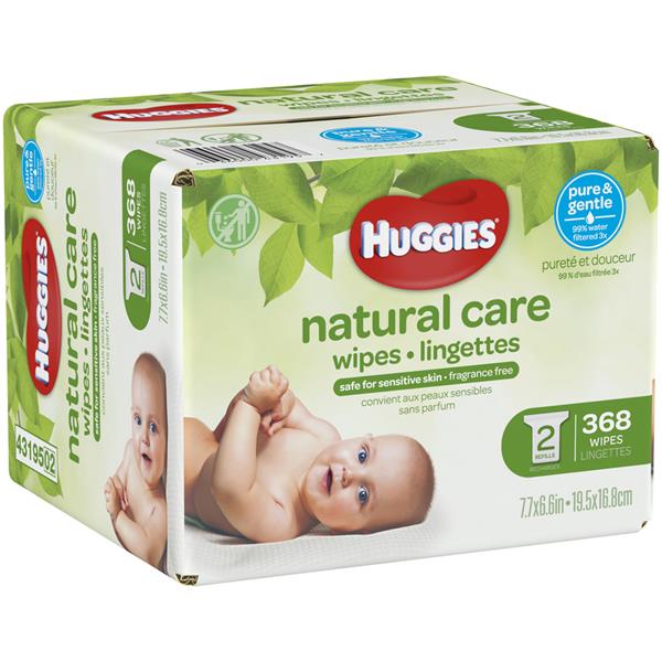 Huggies Natural Care Fragrance Free Wipes 2Pk Refills | Hy-Vee Aisles ...