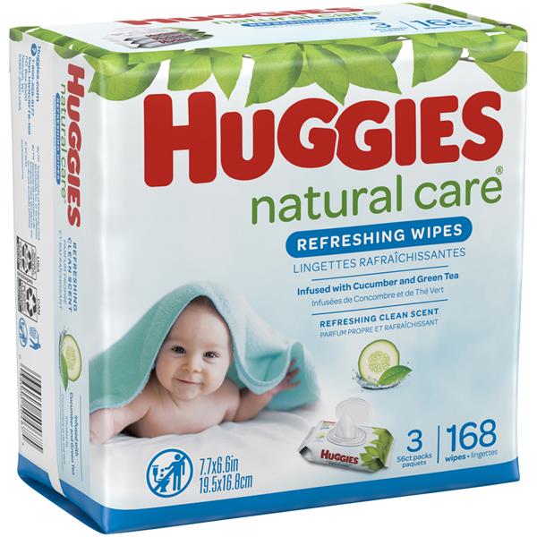huggies refreshing clean wipes cucumber and green tea