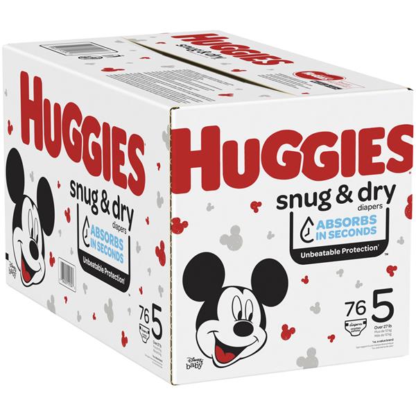 huggies snug & dry diapers size 5