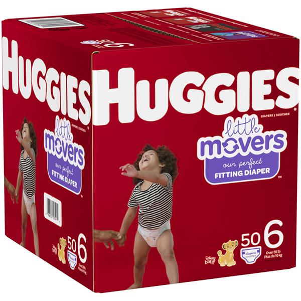 Huggies Little Movers Size 6 Over 35 LB | Hy-Vee Aisles Online Grocery ...