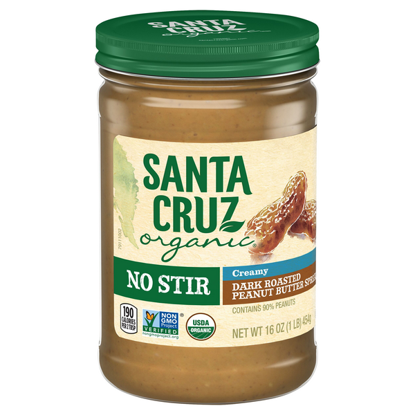 Santa Cruz Creamy Dark Roasted Peanut Butter Hy Vee Aisles