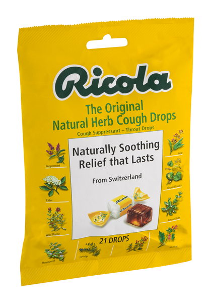 Ricola The Original Natural Herb Cough Suppressant Throat ...