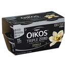 Dannon Oikos Triple Zero Vanilla Greek Yogurt 4-5.3 Oz