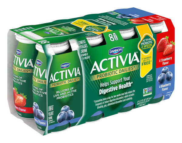 Functional drink ACTIMEL pomegranate in packing, 8x100g - Delivery