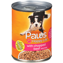 Paws Happy Life with Chopped Beef Dog Food