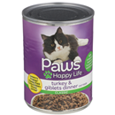 Paws Happy Life Turkey & Giblets Dinner Cat Food