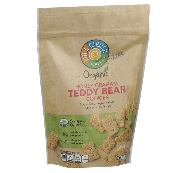 Full Circle Organic Honey Graham Teddy Bears Cookies HyVee Aisles