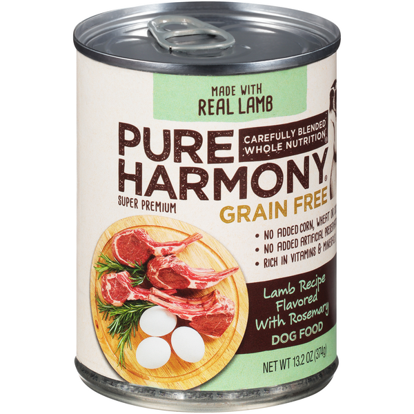 Pure Harmony Grain Free Lamb Recipe with Rosemary Dog Food | Hy-Vee ...