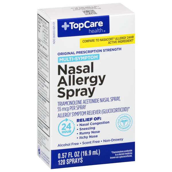 TopCare Nasal Allergy Spray 120 Sprays | Hy-Vee Aisles Online Grocery ...