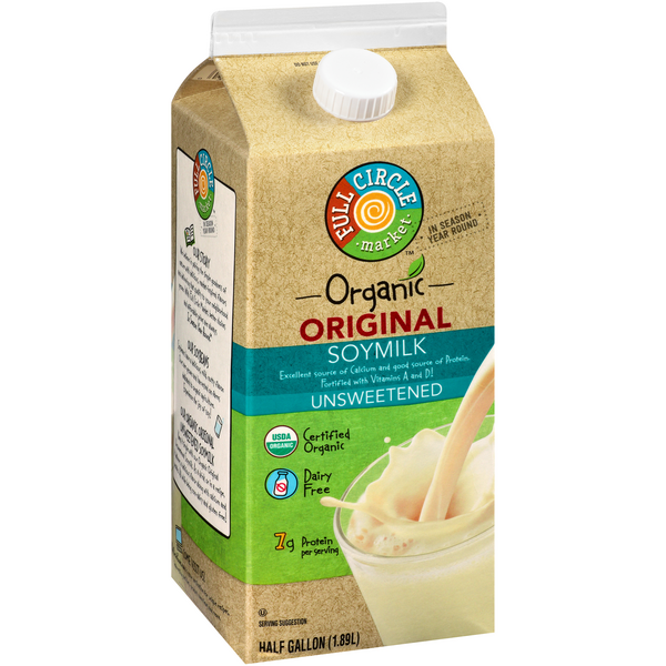 Full Circle Organic Original Soymilk Unsweetened HyVee Aisles Online