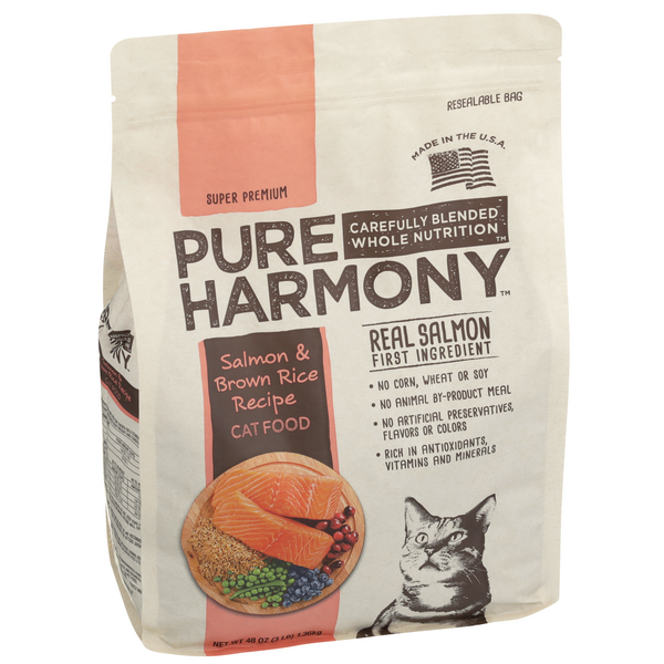 Pure Harmony Salmon & Brown Rice Recipe Dry Cat Food HyVee Aisles