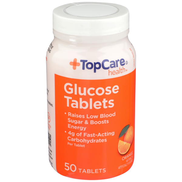 TopCare Glucose Tablets, Orange HyVee Aisles Online Grocery Shopping