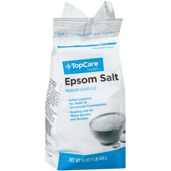 Topcare Epsom Salt Magnesium Sulfate Usp Saline Laxative | Hy-Vee ...