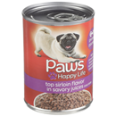 Paws Happy Life Top Sirloin Flavor Wet Dog Food