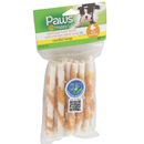 Paws Premium with Chicken Wrap Combo Wraps Rawhide Twist Sticks 20 Pk