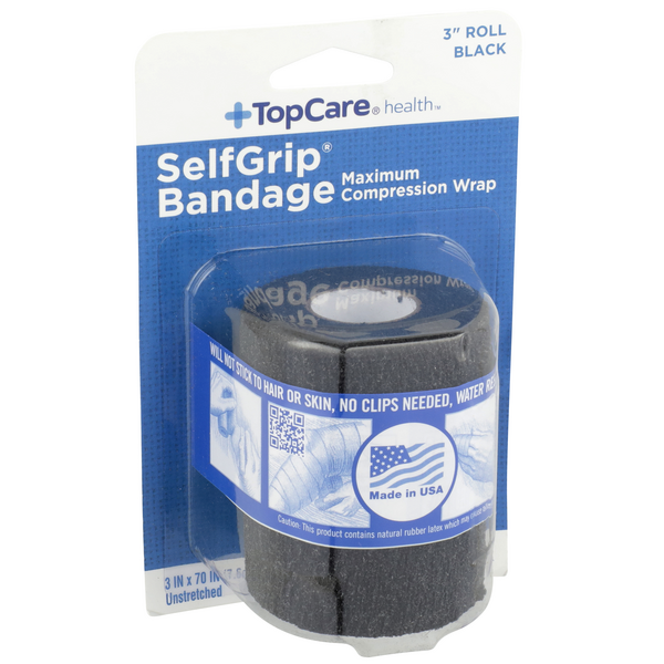 TopCare Athletic Bandage SelfGrip Black HyVee Aisles Online Grocery