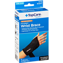 TopCare Antimicrobial Right Wrist Brace, One Size, Maximum Support
