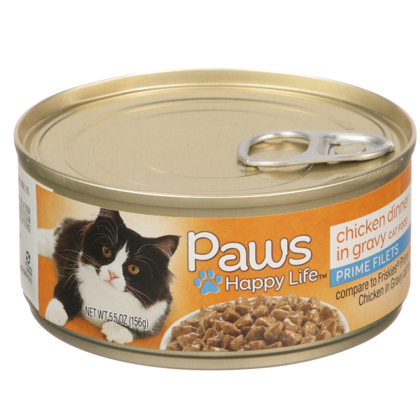 Paws Happy Life Chicken Dinner in Gravy Cat Food HyVee Aisles Online