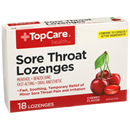 TopCare Fast Acting Cherry Throat Lozenges