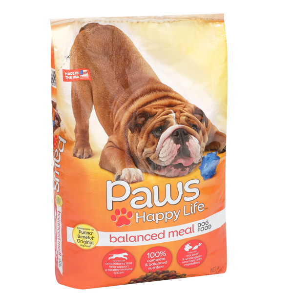 Paws happy life hot sale dog food