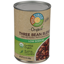 Full Circle Organic Low Sodium Three Bean Blend