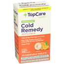 Top Care Health Homeopathic Cold Remedy Zinc Citrus Flavor Chewable Tablets