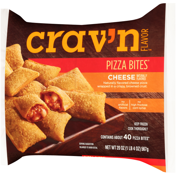 Crav'N Flavor Cheese Pizza Bites 40Ct HyVee Aisles Online Grocery