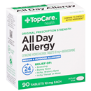 Topcare All Day Allergy, Original Prescription Strength, 10 Mg, Tablets