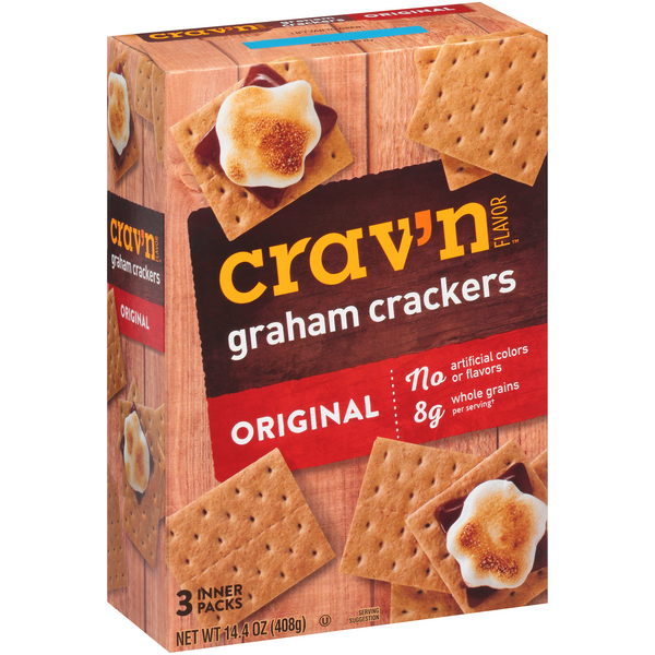 Crav'N Flavor Original Graham Crackers HyVee Aisles Online Grocery