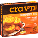 Crav'N Flavor Breakfast Egg Bites, Three Cheese Mozzarella, 2-2Pks