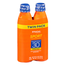 TopCare Sport SPF30 Sunscreen Continuous Spray, Twin Pack 2-5.5 oz