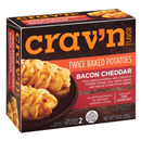 Crav'N Flavor Twice Baked Potatoes, Bacon Cheddar 2Ct