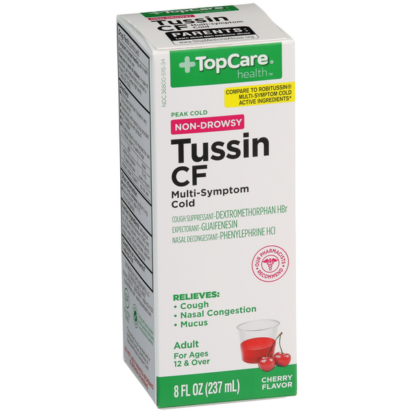 TopCare Tussin CF Cough & Cold HyVee Aisles Online Grocery Shopping