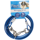 Paws Happy Life Cable Tie Out For Large Dogs Up to 100 Lbs