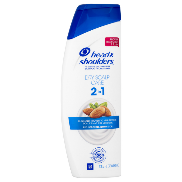 Head and Shoulders Dry Scalp Care 2-in-1 Dandruff Shampoo + Conditioner with Almond Oil | Aisles Online Grocery Shopping